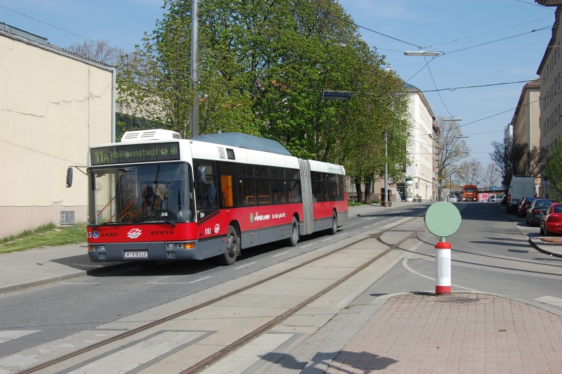 Linie 11A, Bereich Elderschplatz 4