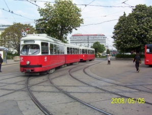 E1 4771 + c4 1339 Linie 21, Praterstern 2 - 2008 0506