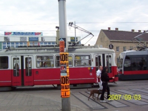 E1 4768 + c3 1234 Linie 6, B 626 Linie 6, Simmering Schnellbahn - 2007 0903