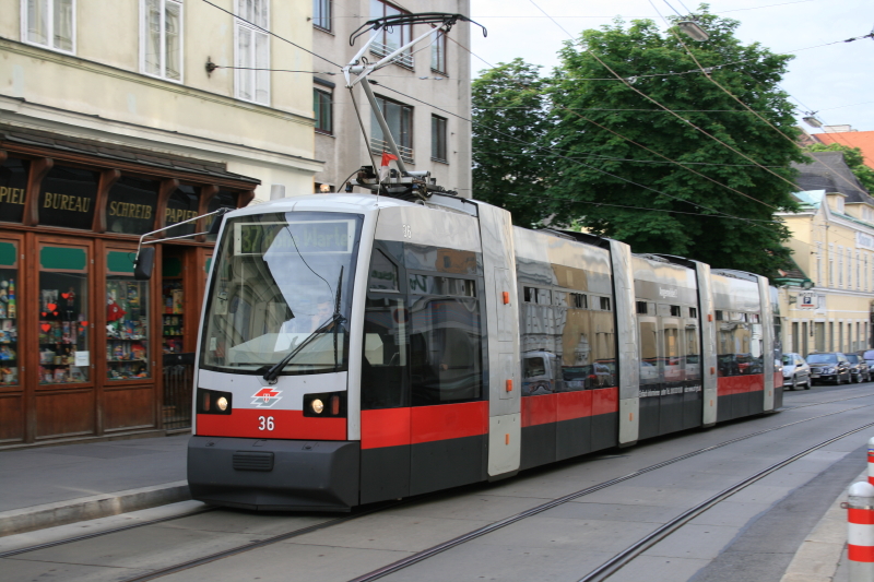 37 A36 in der Hst. Pokornygasse FR "Hohe Warte"