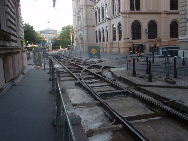 Neue Weiche Akademiestraße