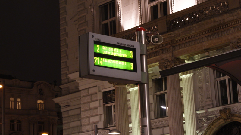 2009/01/30 - Umleitung bzw. Kurzführung der Linien 1 und 2