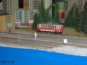 Wiener tram modell in Tatabánya