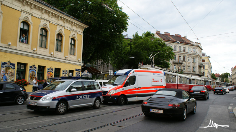 2009/03/12 - Ablenkung der Linie 38 zur Hohen Warte