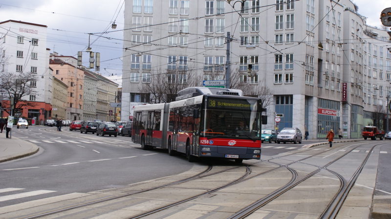 2009/03/12 - Ablenkung der Linie 38 zur Hohen Warte