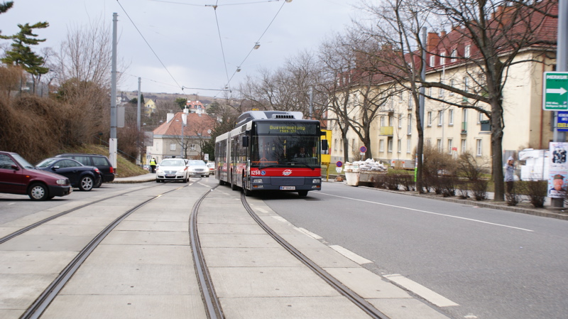 2009/03/12 - Ablenkung der Linie 38 zur Hohen Warte