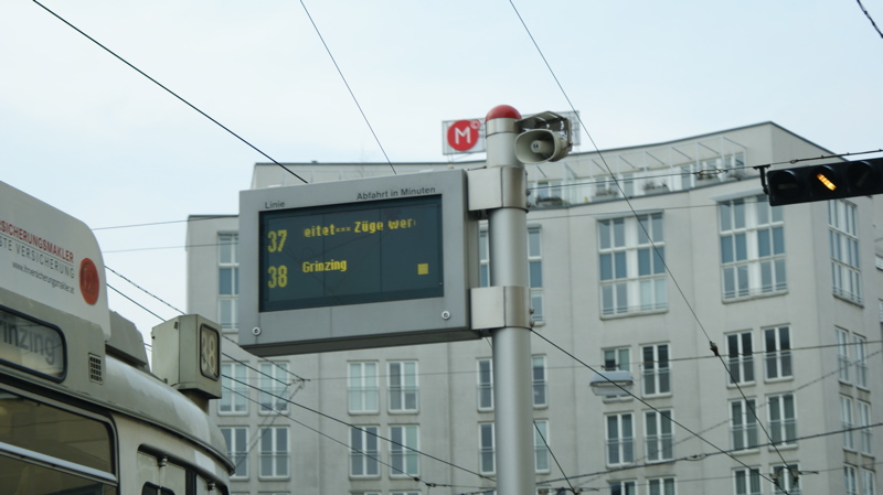 2009/03/31 - Ablenkung der Linie 37 nach Grinzing