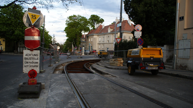 2009/04/17 | Grinzing | Gleisbauarbeiten (Teil 2a) 2