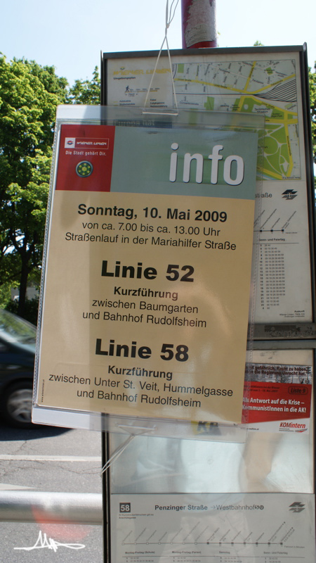 2009/05/10 | 52 & 58 | Kurzführung bis RDH 1