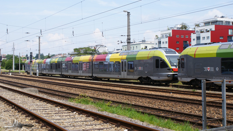 2009/07/04 | Hernals | FLIRTs der Pustertalbahn zu Gast in Wien 005