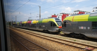 2009/07/04 | Hernals | FLIRTs der Pustertalbahn zu Gast in Wien 009