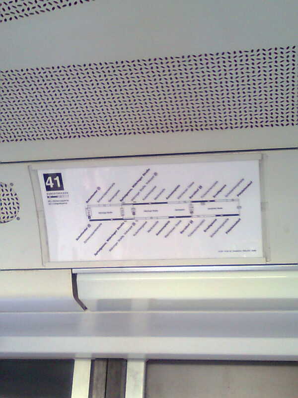 Streckenplan Linie 41