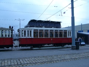 u3 1948, angehängt an Hofsalonwagen G 2003 beim Tramwaytag 2009 0912 !