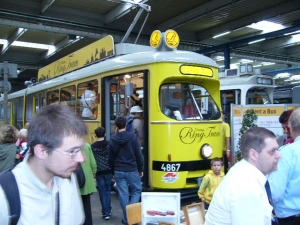 VRT.E1 4867 (Ex-Brosebandwagen) in der Halle der ZW.Simmering am 2009 0912 !