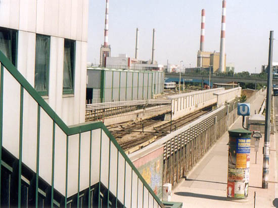 Ausblick zum Bhf. Erdberg