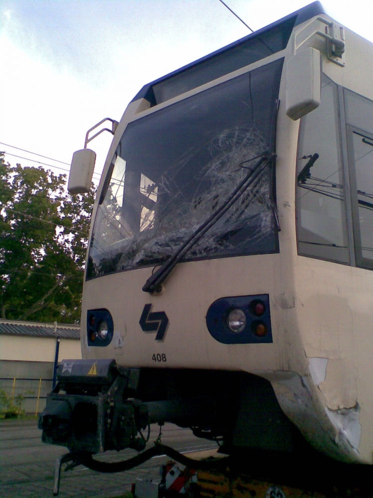 WLB TW 408 auf Tieflader in der wolfganggasse 9