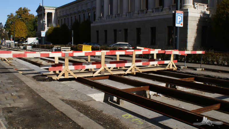 2009/11/15 | Reichsratsstraße | Bau des Verbindungsgleises 06