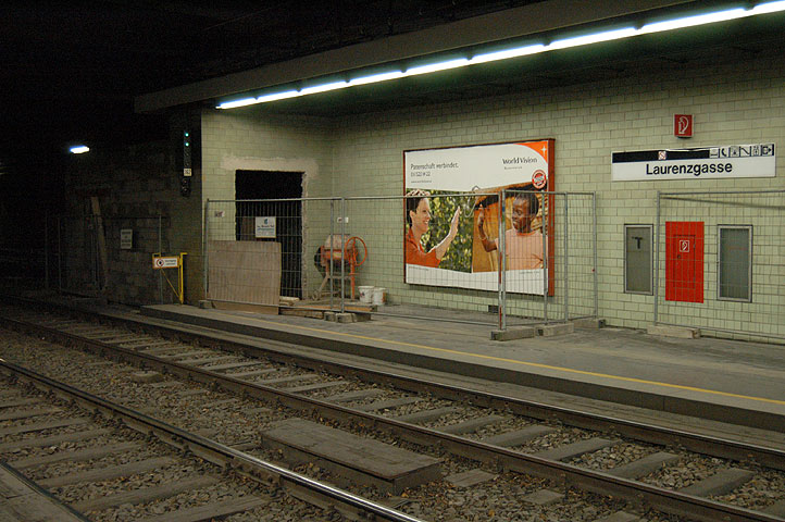 Bauarbeiten Laurenzgasse - Bild 01
