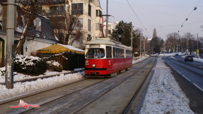 2010/01/12 | 37 (Grinzing-Oberdöbling) | 4849 | Ablenkung der Linie 37 nach Grinzing 03