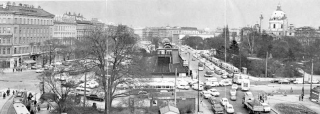 Karlsplatz Mai 1969 - Wiedner Hauptstraße