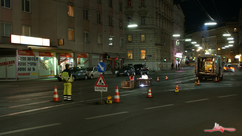 2010/03/29 | Schleifarbeiten in der Nußdorfer Straße - Bild 01