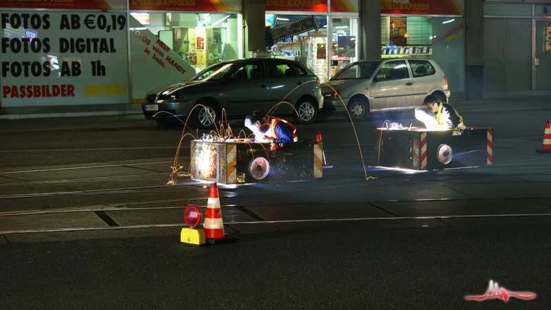 2010/03/29 | Schleifarbeiten in der Nußdorfer Straße - Bild 02