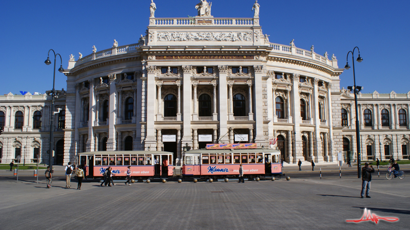 2010/03/30 | GS 6857 + k3 1620 als Oster-Sonderzug vor dem Burgtheater