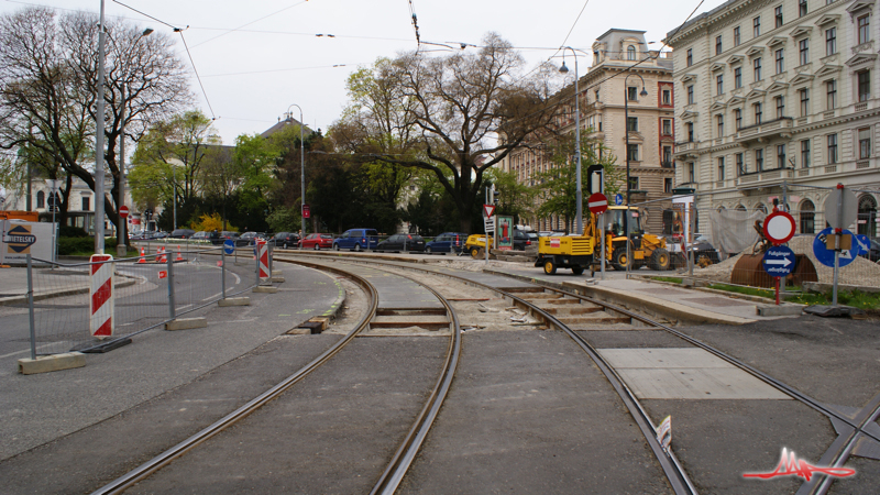 2010/04/18 | Gleisbauarbeiten in der Auerspergstraße