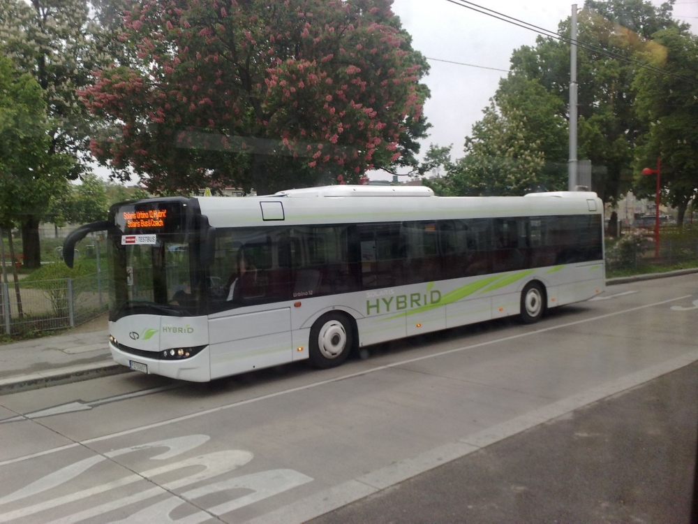 Weiterer Testbus im Einsatz