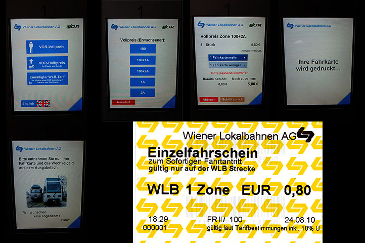 GUI Touchscreen-Automat I