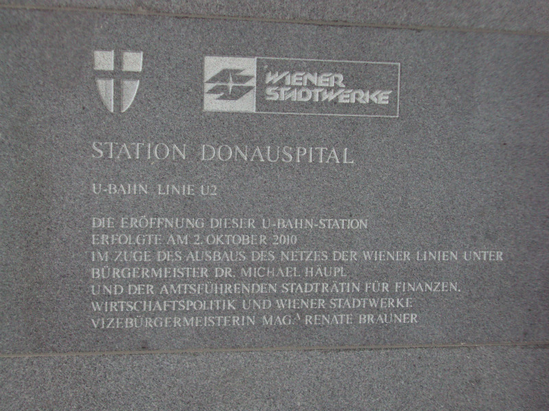 Info in der Hst. Donauspital