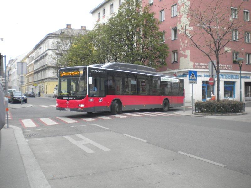 5A bei der Station Malzgasse