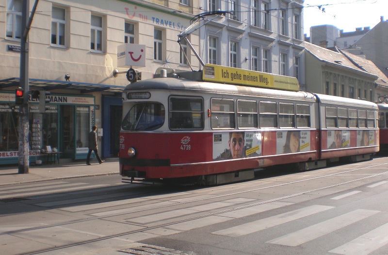 Linie 5 Richtung Nußdorfer Str.