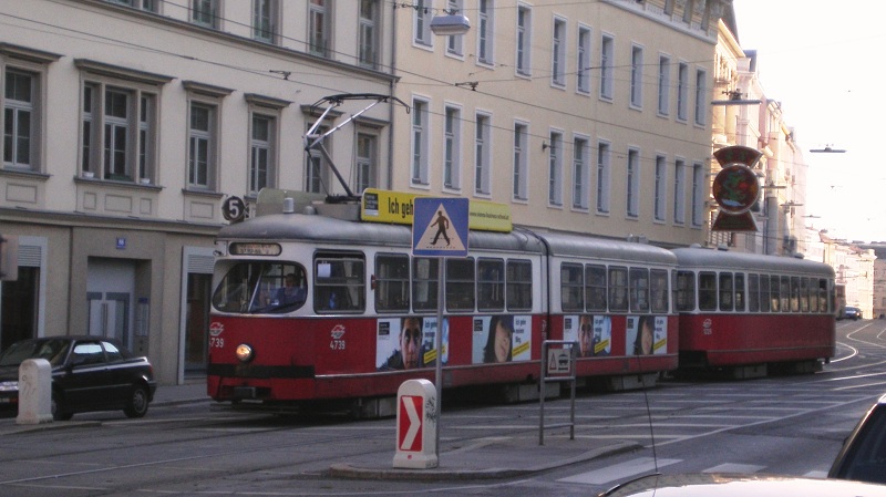 Linie 5 Richtung Nußdorfer Str. 3