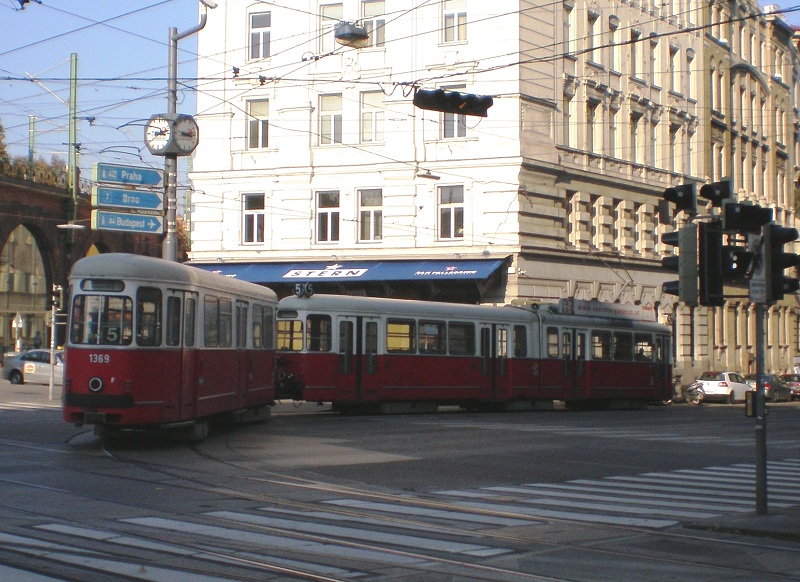 Linie 5 Richtung Nußdorfer Str. 4