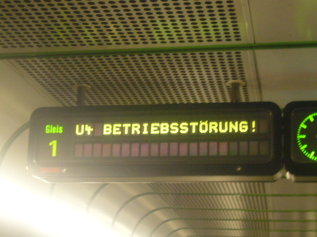 Störung der U4 am 30.11.2010 5