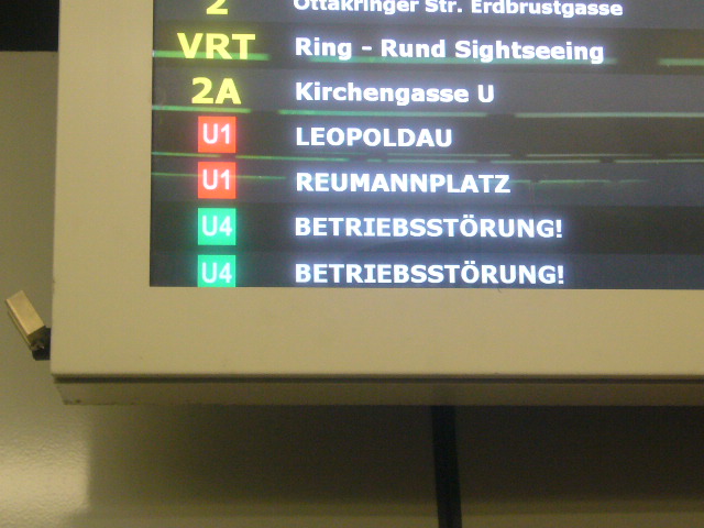 Störung der U4 am 30.11.2010 (2)