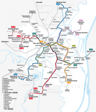 Netzplan Tramway Strasbourg