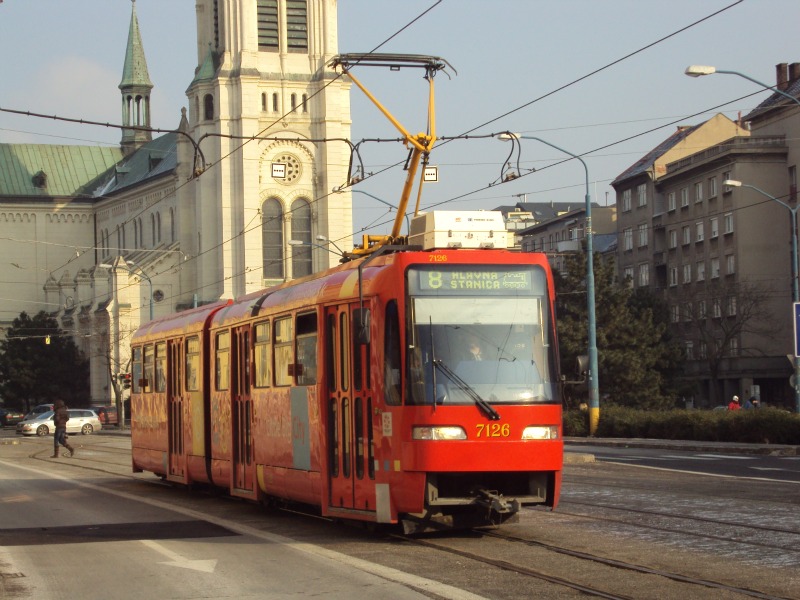 Tatra K2S 7126 - Linie 8