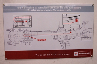 Wartezeit-Optimierung für Ticketkäufer am Karlsplatz