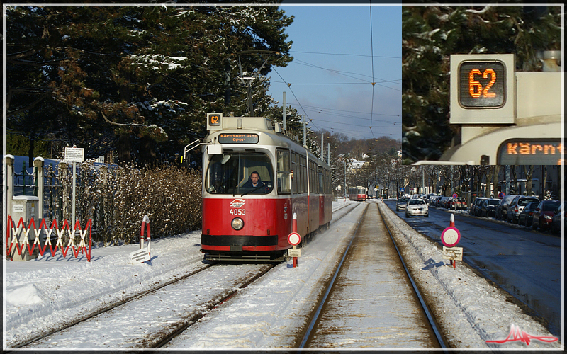 2011/01/24 | Unübliches Schriftbild des Liniensignals am Bugwürfel von 4053