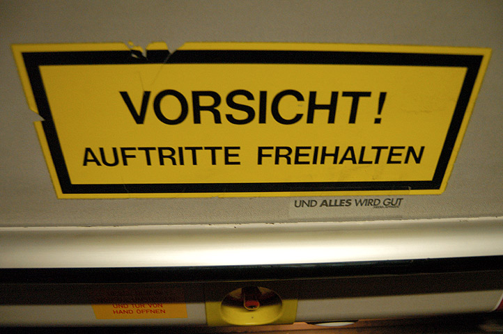 Hoffnungsvolle Warnhinweis-Ergänzung