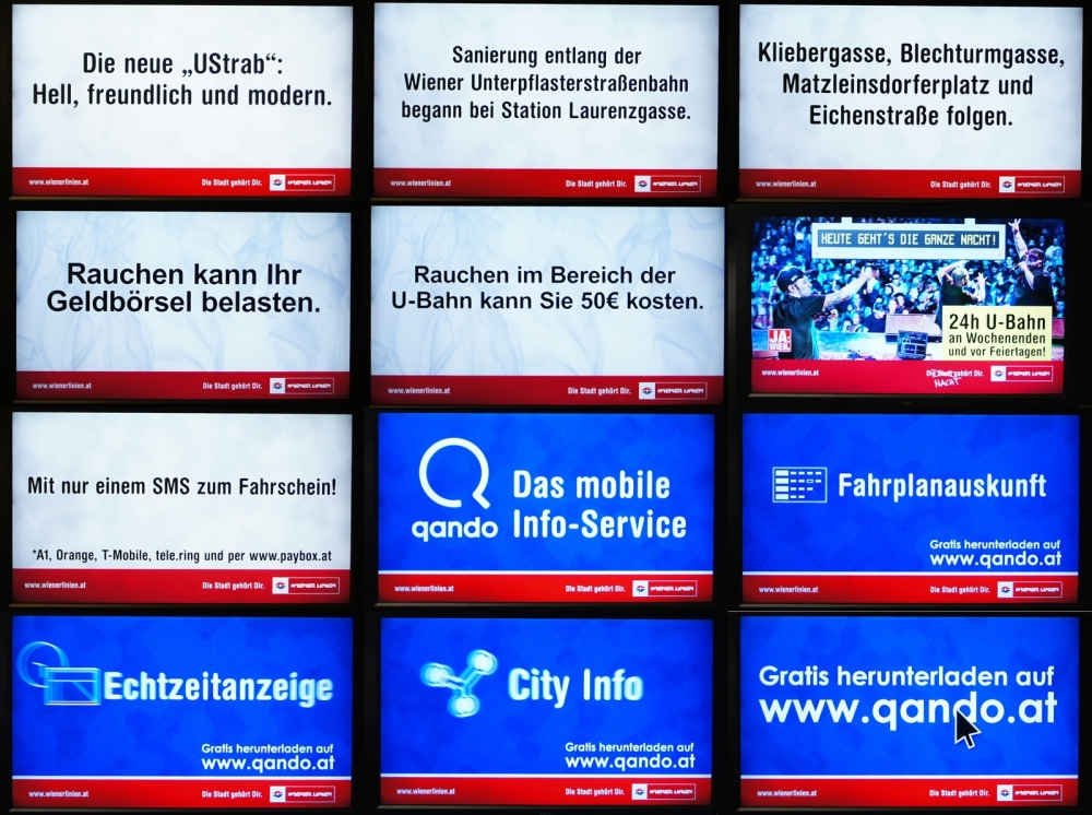 2011/03/11 | "advertiSCREENs" in der Station 'Stephansplatz' - Bild 03