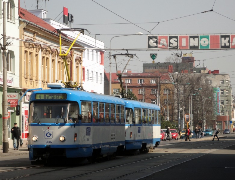 Tatra T3SUCS 996 - Linie 4