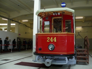 Oldtimer Straßenbahn im Wiener Straßenbahnmuseum
