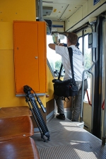 2011/07/13 | Filmdreharbeiten in einem Zug der Linie 62