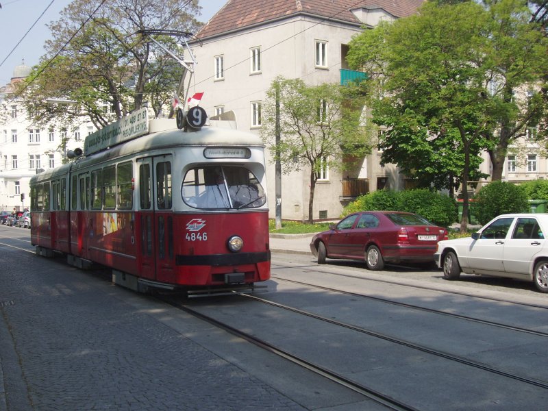 E1 4846 auf Linie 9