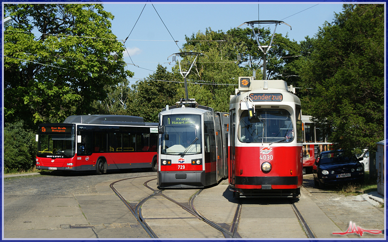 2011/07/16 | Ablenkung der Linie 1 zum Schwarzenbergplatz - Bild 01