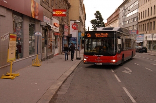 Temporäre 13A-Endstelle nahe dem Südtiroler Platz