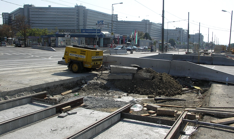 Vorarbeiten U1/Süd - 160